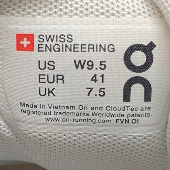 On Cloudswift Grey Yellow Running Shoes 
Women’s Sz 9.5 - Picture 10 of 10